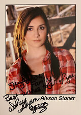 Alyson Stoner - Foto Autografata 13x18cm Hand Signed Autograph Singer Actress