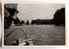 Photographe, photobomb, flou, gros plan "raté" - Photo vintage snapshot c. 1950