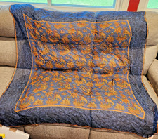 Sciarpa vintage NUOVA Salvatore Ferragamo floreale seta seta chiffon Italia 52" quadrata