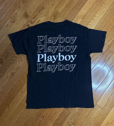 Shirt playboy nera - playboy, grafica
