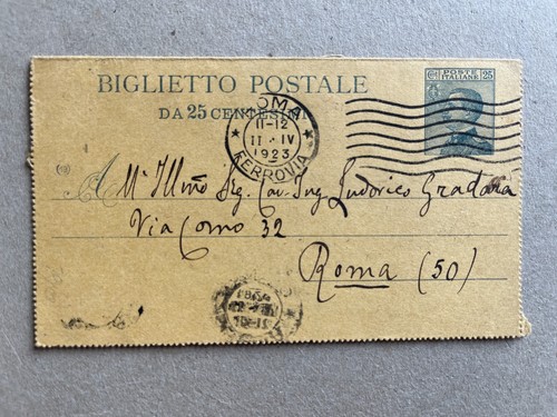 Intero postale regno - p),