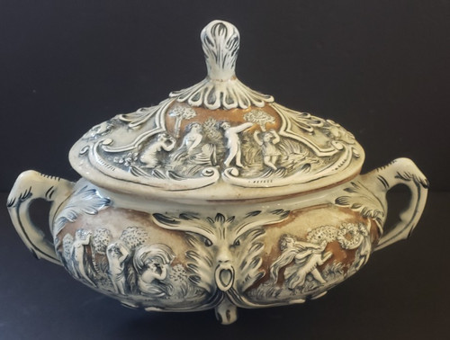 Zuppiera vintage porcellana