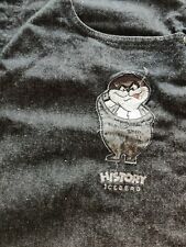 Pantalone jeans denim diavolo della Tasmania storia Iceberg vintage 34 x 34 nero