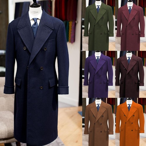 Cappotto lungo uomo lana