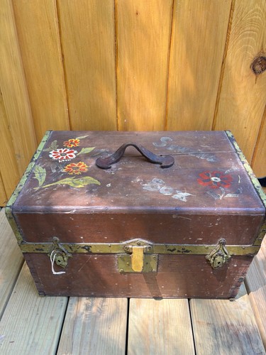 Baule vintage legno - vintage, in