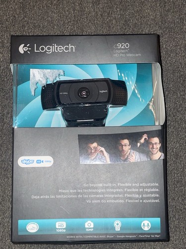 Webcam usb logitech c920 - logitech, hd