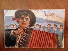 B. CASCELLA SERIE ABRUZZO L' Organetto - CARTE POSTALE Viaggiata 1907 