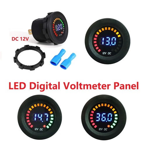 Voltmetro digitale led 12v - voltmetro,