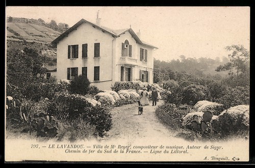 Cpa lavandou villa de - cpa, le