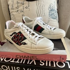 Sneakers snake ricamate gucci - snake,