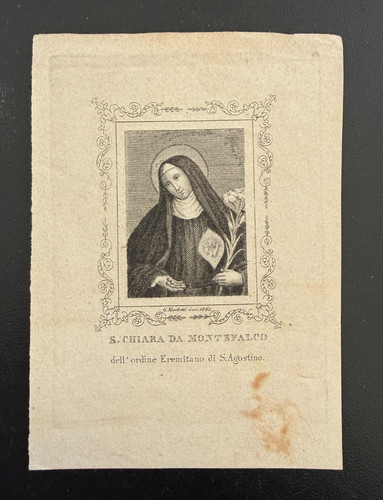 Santino religioso devozionale - santino,