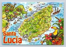 Mappa Isola di Santa Lucia