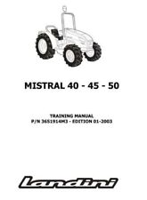 Manuale officina Landini Mistral 40 45 50
