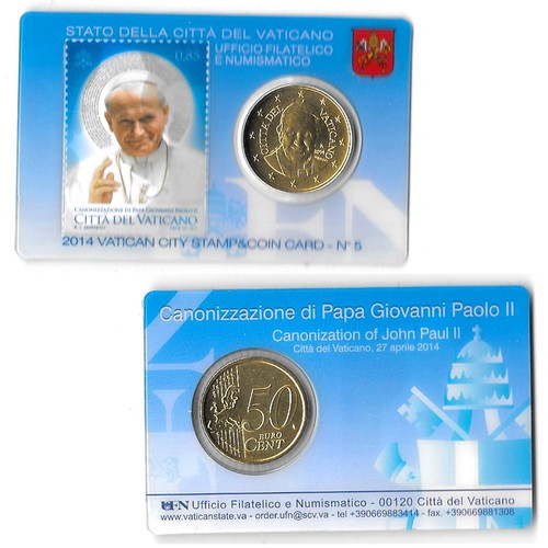 Euro cent 2014 città del - 50,