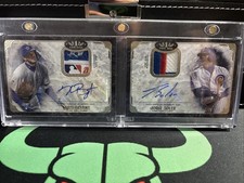 2016 Topps Tier One Dual Auto Relics /10 Kris Bryant Jorge Soler #DATOR-BS Auto