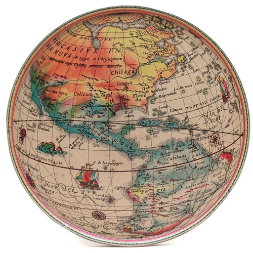 Vassoio mappamondo america - mappamondo, in