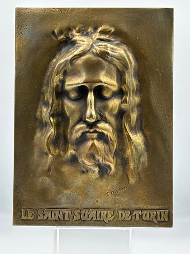 Coppia bronzo antico saint - bronzo,