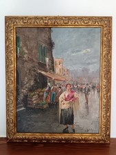Vincenzo Laricchia ( Napoli 1940-2017) dipinto olio su tela, epoca XX secolo