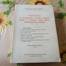 Manuale Preparazione Concorsi Applicato Aggiunto Operativo Tecnico Ventura 1966