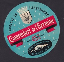 Ancienne étiquette Fromage