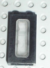 Fenetre LEGO TRAIN Black window ref 4035 / Set  7715 7745 7722 ...