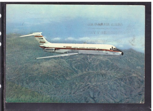 Cartolina aereo jet douglas - aereo,