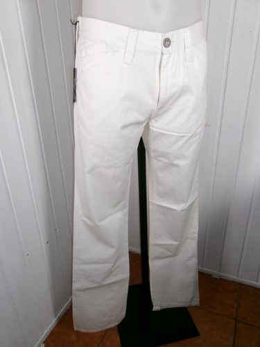 Pantalon jeans coton blanc - jeans,