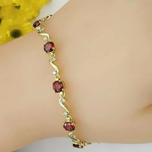 Bracciale tennis donna oro