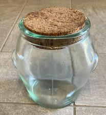 VASO DI VETRO CON TAPPO IN