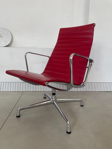 Vitra 116 eames pelle - pelle, rossa
