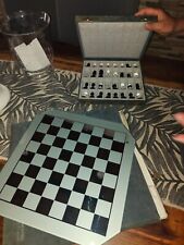 Swarovski Silver Crystal 155753 Scacchiera / Chess Set Chessboard