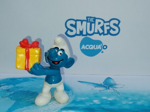Puffi puffo con pacco - puffo,