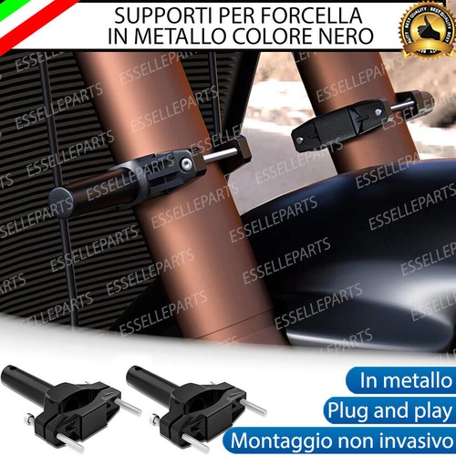 Coppia supporti metallo - supporti, in