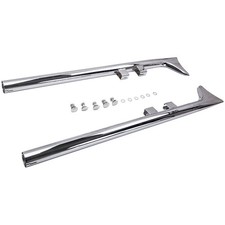 Silver 36" Straight Fishtail