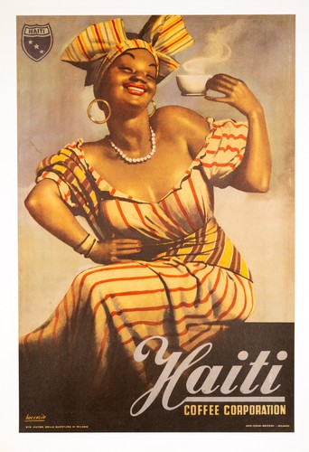 Poster caffè haiti - haiti,