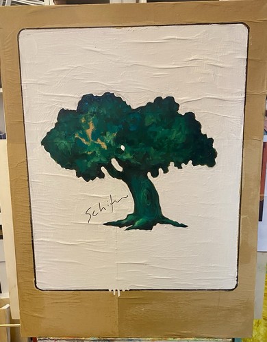 Quadro dipinto mario - quadro, schifano