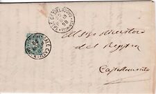 REGNO 16.02.1897 - Stemma sabaudo terza serie isolato su busta PLICO del 1898