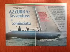 ARTICOLO CON FOTO - CLIPPING VELA  "AZZURRA - COPPA AMERICA" del 1983 pagine 6