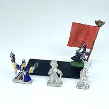 Warmaster Empire Command & Mage - Warmaster Warhammer GW Classic Metal X19890