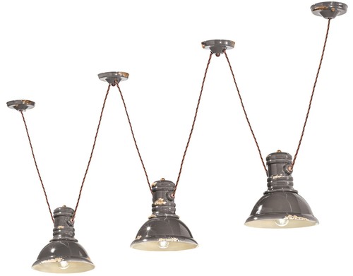 Lampada sospensione vintage - a,