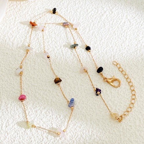 Collana pietra irregolare - pietra,