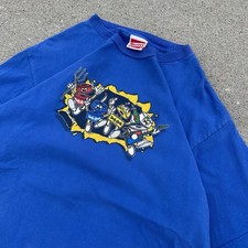 Shorty’s Skateboards Vintage anni 90 Doh Doh Blu Sbiadito Grafica Skate Tee Taglia L