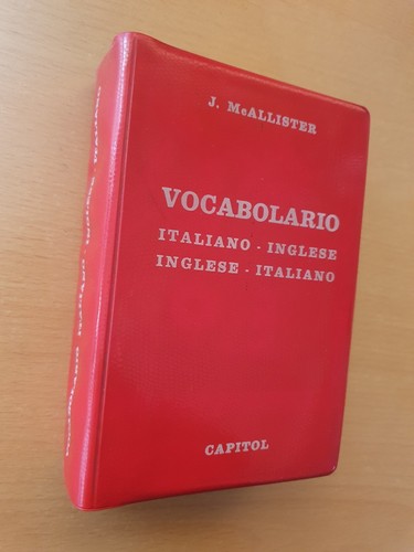 Vocabolario italiano inglese - vocabolario, italiano-inglese