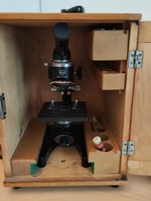 Microscopio PZO Warszawa Vintage anno 1963