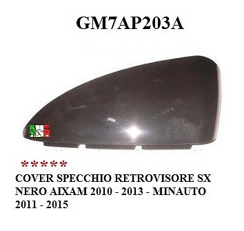 Cover specchietto nero - cover,
