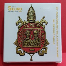 2021 VATICANO  - 5 EURO