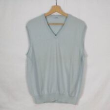 Smanicato Malo 100% cashmere colore verde acqua taglia 52 da uomo