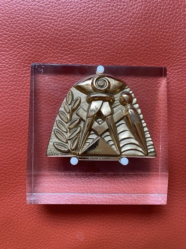 Medaglia bronzo dorato - dorato, g