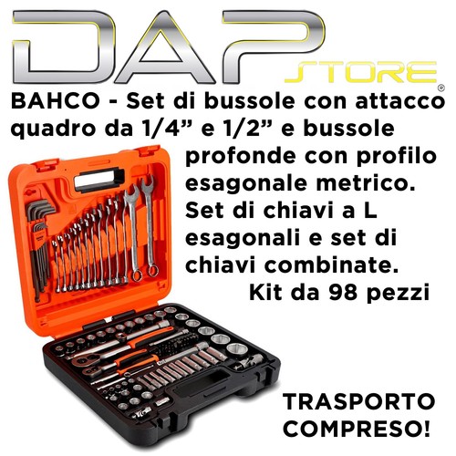 Bahco set bussole con - di,