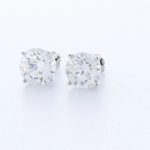 Orecchini perno oro bianco - orecchini,